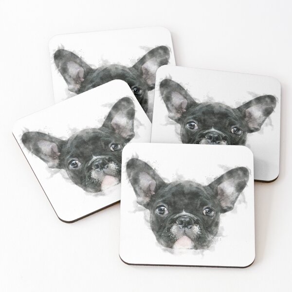 Item preview, French Bulldog Watercolour Artwork designed and sold by Typeglyphs.