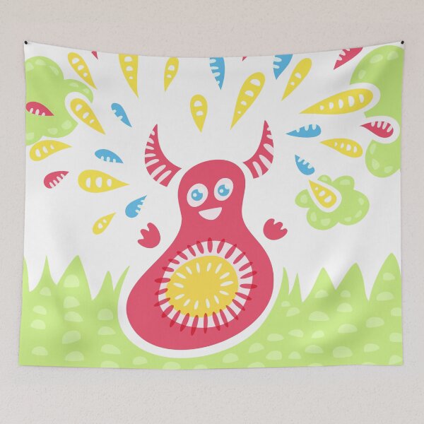 Item preview, Jumping Happy Creature designed and sold by Boriana Giormova.
