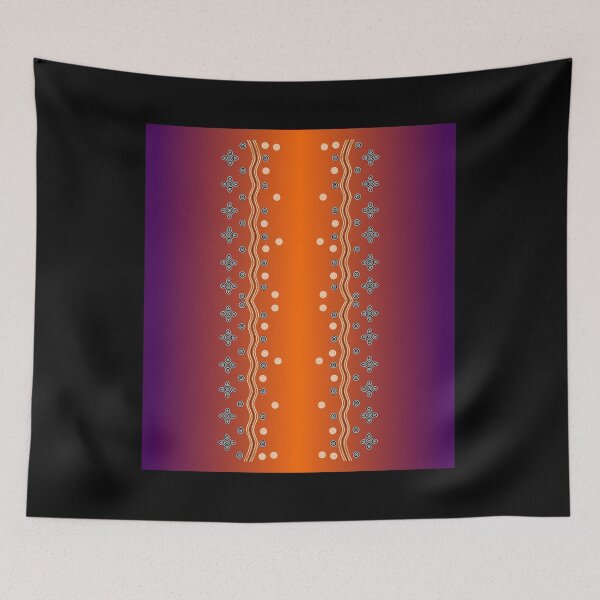 Item preview, dot painting on gradient background designed and sold by dedoma.