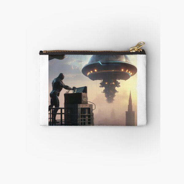 Item preview, Make alien ship over city designed and sold by cruzanworks.
