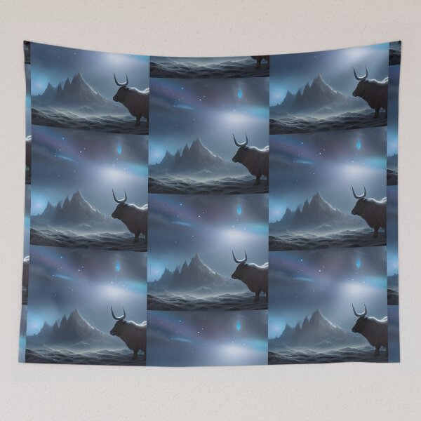 Item preview, Ox Landscape  designed and sold by blakcirclegirl.