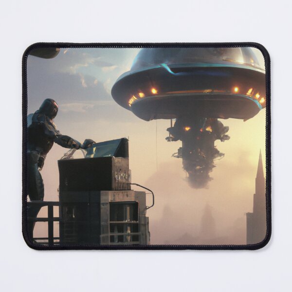 Item preview, Make alien ship over city designed and sold by cruzanworks.
