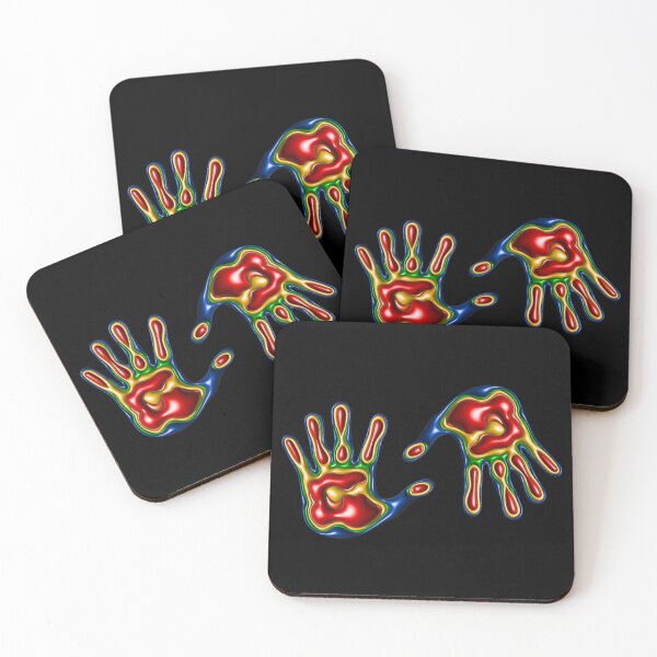Item preview, Metallic Heat Signature Hand Print designed and sold by SoccerJunky.