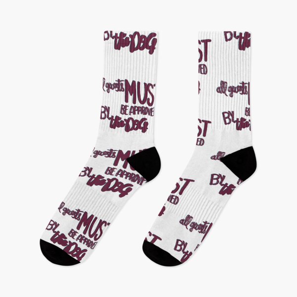 Item preview, All guest must be approved by the dog multicolor maroon designed and sold by chuckletuckle.