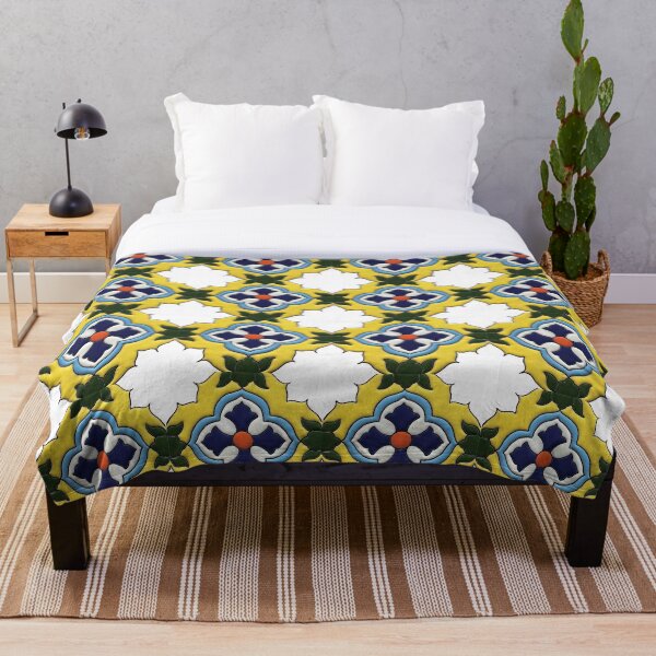 Item preview, Azulejos Mexicanos Cruz Amarilla y Azul designed and sold by Reynareyna.