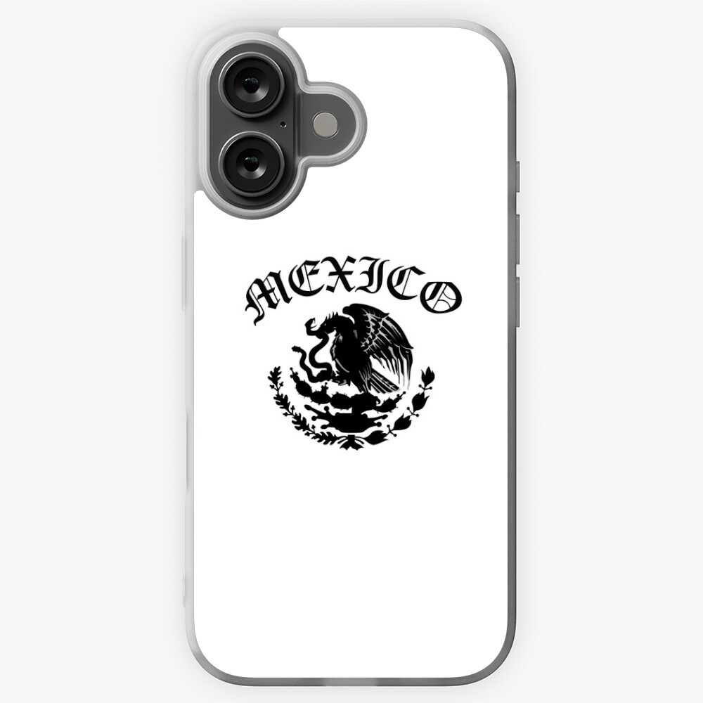 Mexico all Black coat of arms - escudo de Mexico Poster