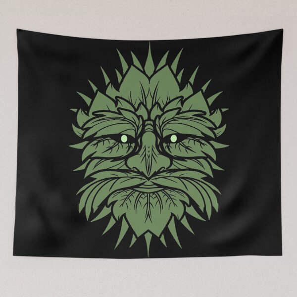 Item preview, TRADITIONAL CELTIC WICCA PAGAN GREENMAN T-SHIRT AND MERCHANDISE designed and sold by ShirtWreck.