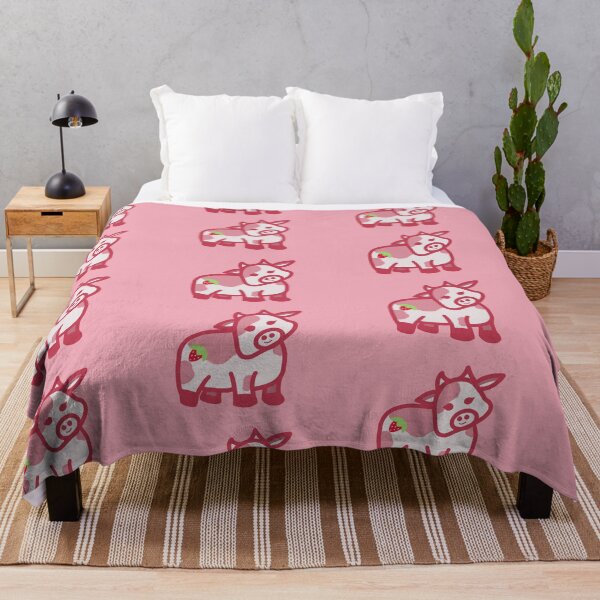Aperçu de l'œuvre vache aux fraises créée et vendue par kayleyhenderson.