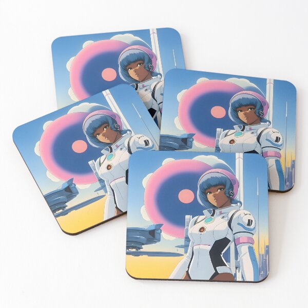 Item preview, Sunset Mirage | Black Anime Girl designed and sold by blackanimemecca.