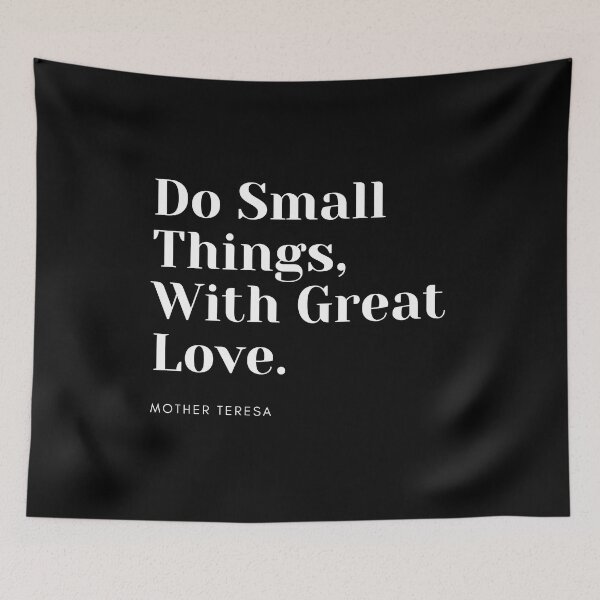 Item preview, Do Small Things With Great Love Mother Teresa Quote, Cute Catholic Quotes inspiration religious Gifts designed and sold by PrintOfi.