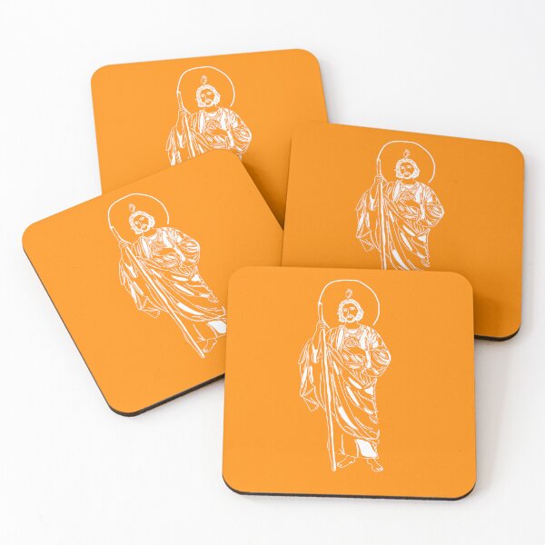Item preview, Saint Thaddeus in orange  designed and sold by El Brown Mercado.