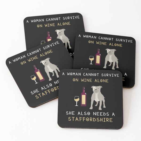 Item preview, A Woman Cannot Survive On Wine Alone She Also Needs A Staffordshire  designed and sold by yssnyd.