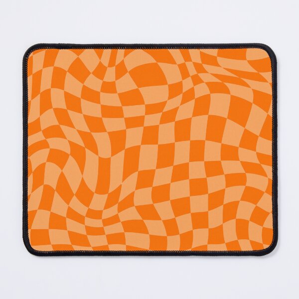 Item preview, Orange Warped Check designed and sold by Christine Weenk.