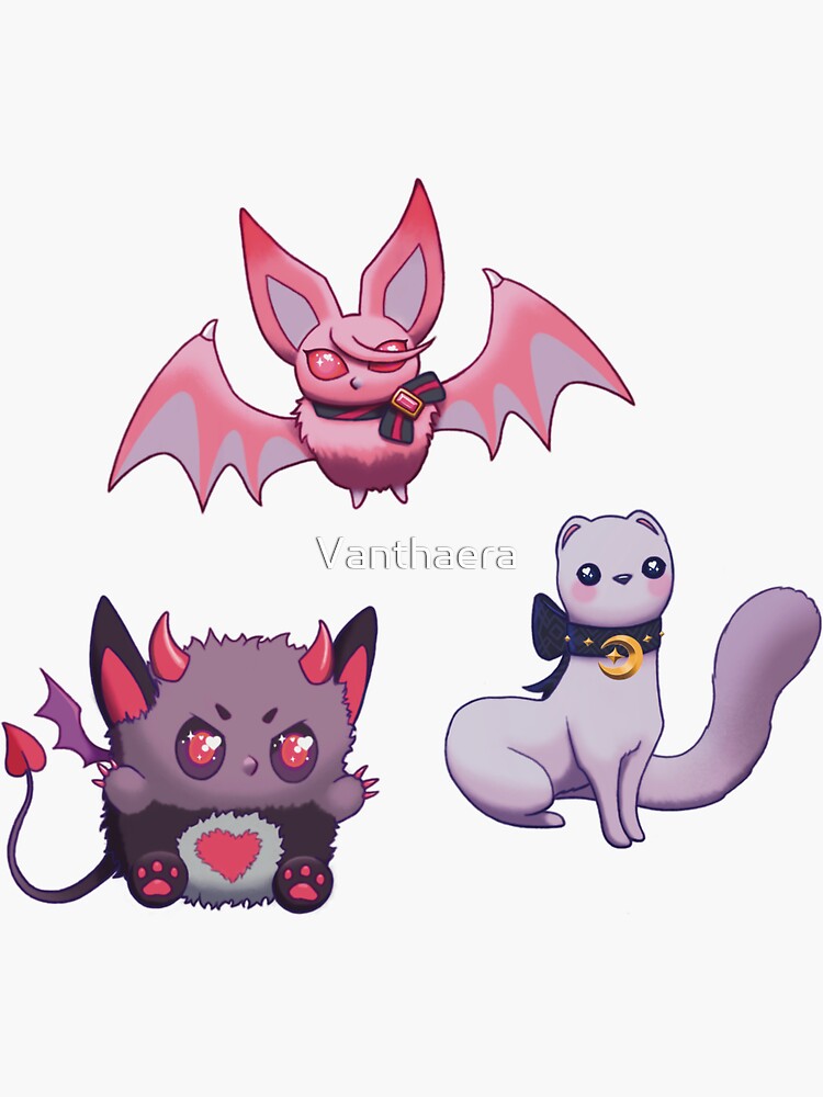 Cute Endermite Stickerpack Art Print for Sale by Vanthaera