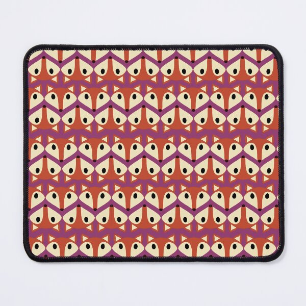 Item preview, Retro and Groovy Fox Pattern designed and sold by WilderMommaArt.