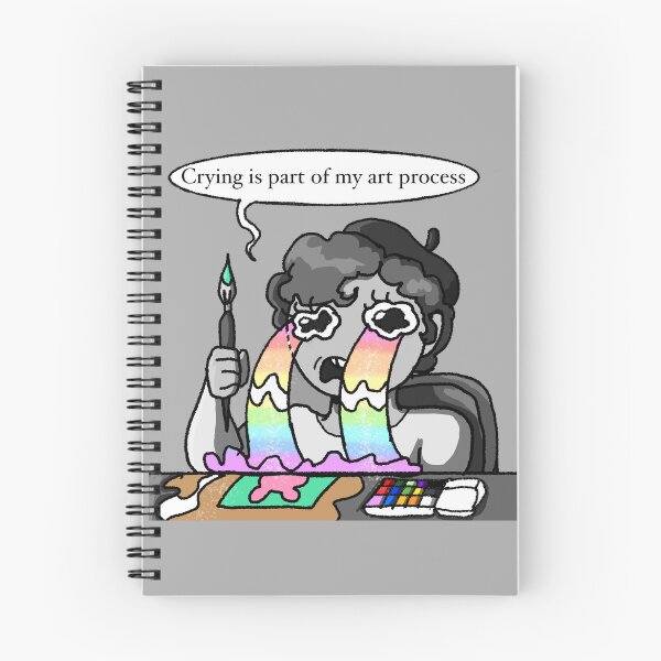 Item preview, Crying is part of my art process designed and sold by FaintMystic.
