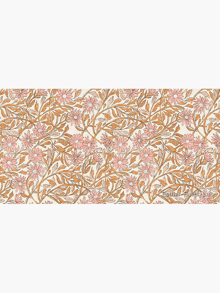 Aperçu 5 sur 5. Tapis de souris avec l'œuvre Paper Daisy (orange brûlé) créée et vendue par nouveaubohemian.