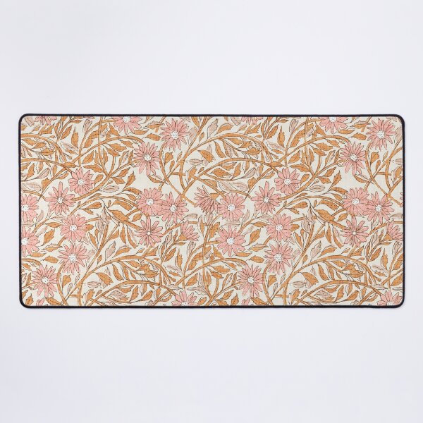 Paper Daisy (burnt orange) Desk Mat
