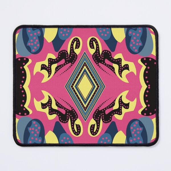 Item preview,   Maximalist Design pink yellow and blue designed and sold by FlippinTurtles.