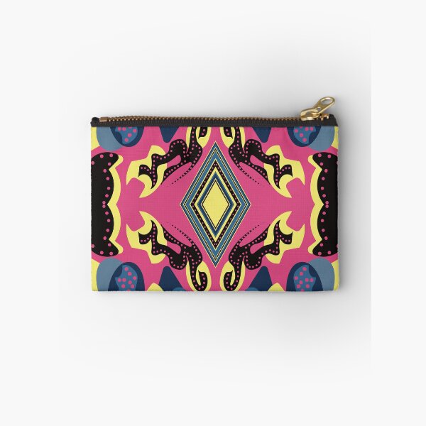 Artikelvorschau,   Maximalistisches Design in Pink, Gelb und Blau entworfen und verkauft von FlippinTurtles.
