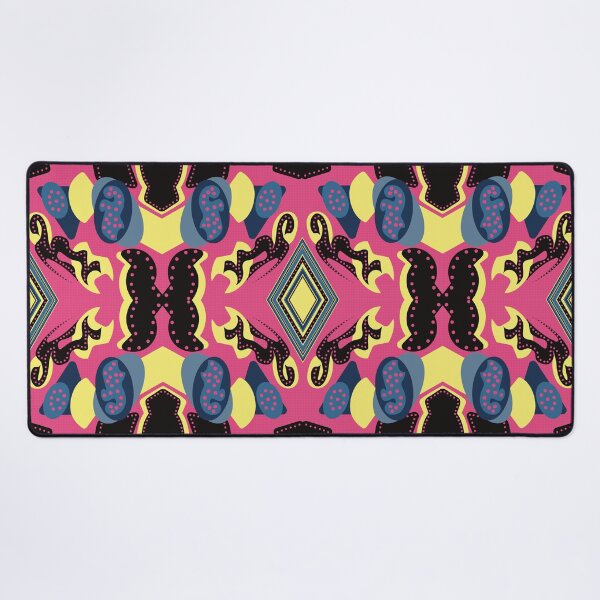 Item preview,   Maximalist Design pink yellow and blue designed and sold by FlippinTurtles.