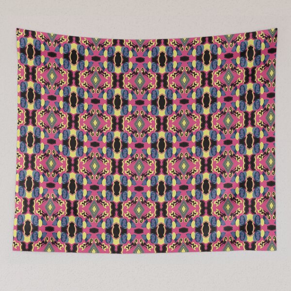 Item preview,   Maximalist Design pink yellow and blue designed and sold by FlippinTurtles.