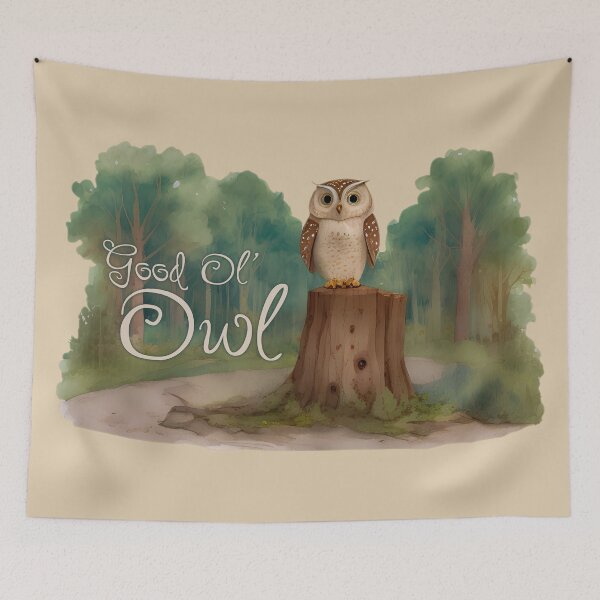 Item preview, Good Ol' Owl - If you used to be a Owl, a Good Old Owl too, you'll find this bestseller critter storybook design with slogan perfect.  designed and sold by SeaStories88.