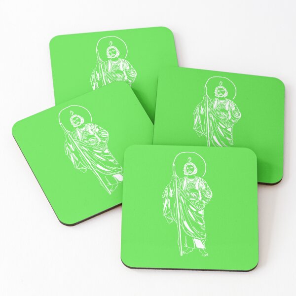 Item preview, Saint Thaddeus in green  designed and sold by El Brown Mercado.