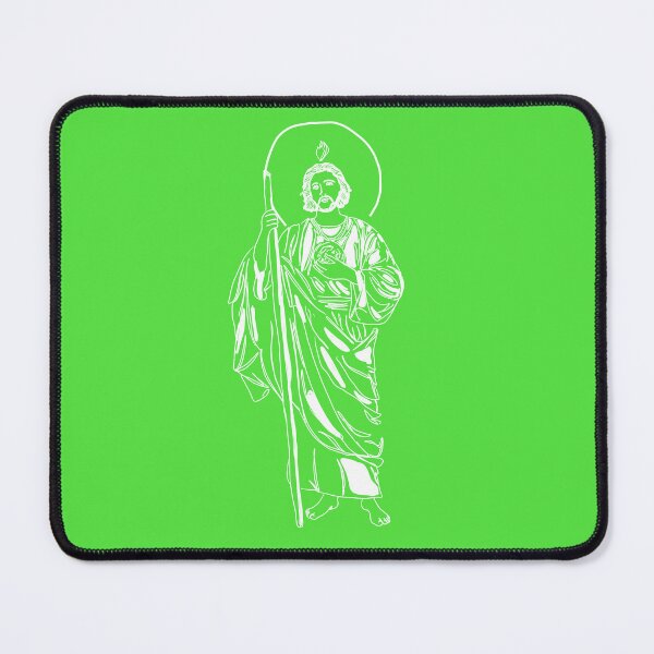 Item preview, Saint Thaddeus in green designed and sold by El Brown Mercado.