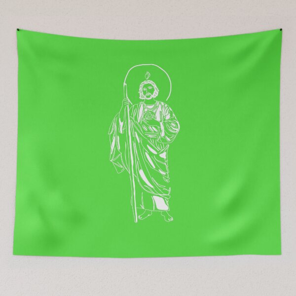 Item preview, Saint Thaddeus in green  designed and sold by El Brown Mercado.