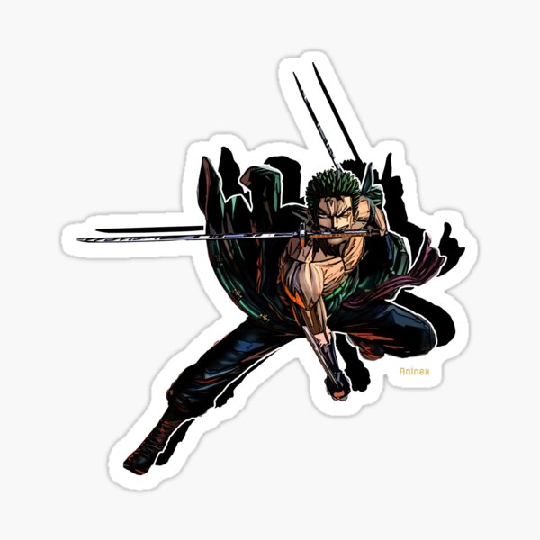 Straw Hat Pirate Hunter Zoro Sticker