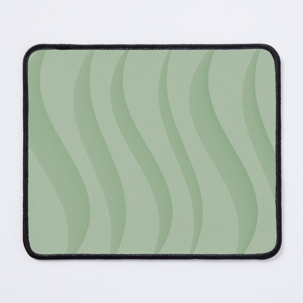 Item preview, Sage Green And Light Green Wavy Lines Zebra Print Abstract designed and sold by burbankdesigns.