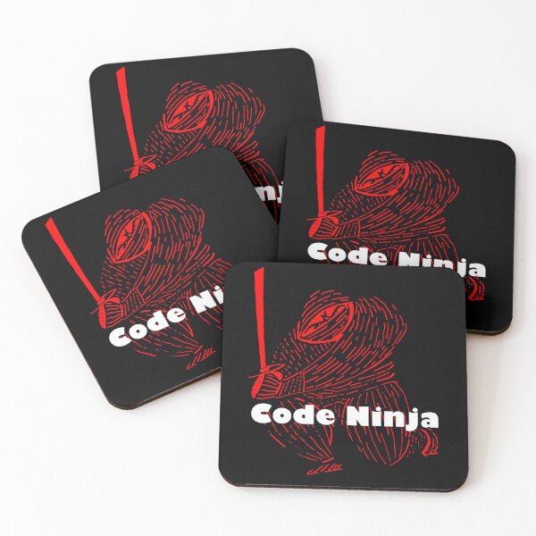 Item preview, Code Ninja (bright red and black) designed and sold by DMcK Designs.