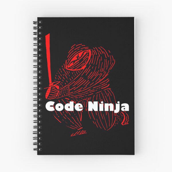 Item preview, Code Ninja (bright red and black) designed and sold by DMcK Designs.