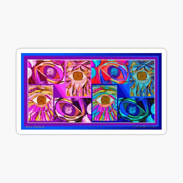 להגנה אינסופית כנגד עין הרע Sticker