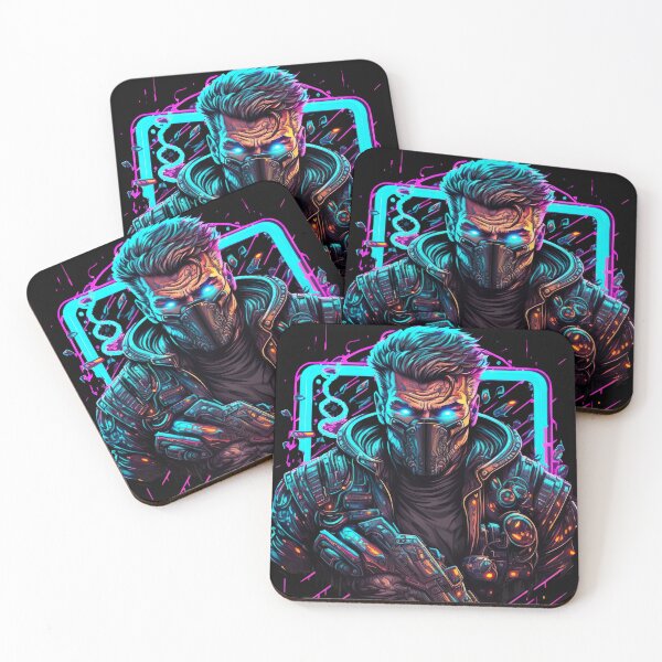 Item preview, The Bounty Hunter | Cyberpunk Citizens | Series 01 designed and sold by Ancestral Realms.