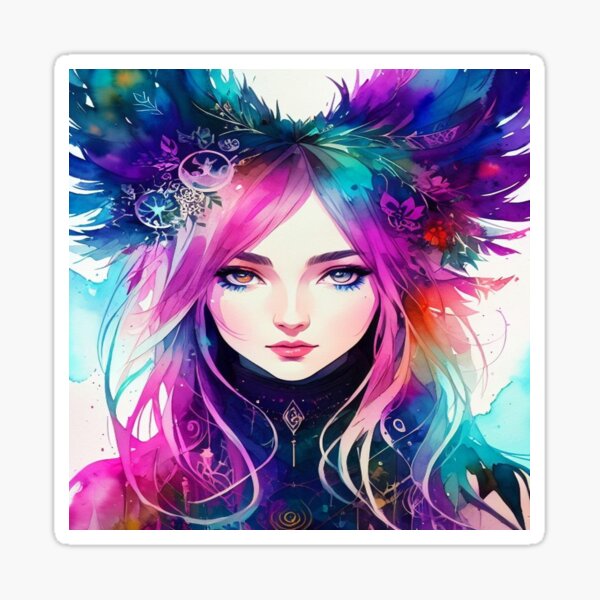 Beauty in Abstraction Sticker
