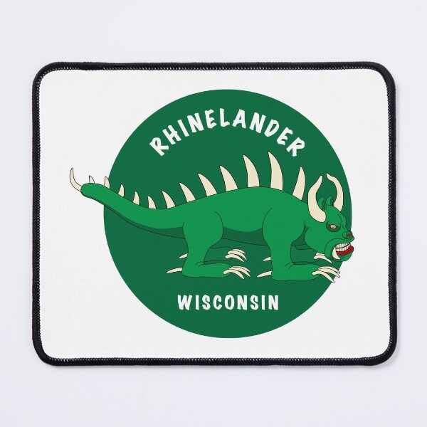 Item preview, Classic HODAG Rhinelander Wisconsin Sticker designed and sold by BlueSkyTheory.