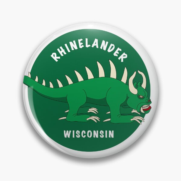 Item preview, Classic HODAG Rhinelander Wisconsin Sticker designed and sold by BlueSkyTheory.