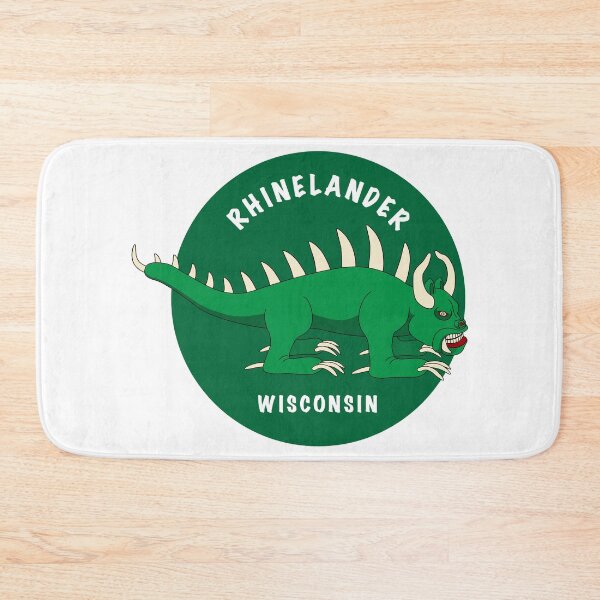 Item preview, Classic HODAG Rhinelander Wisconsin Sticker designed and sold by BlueSkyTheory.
