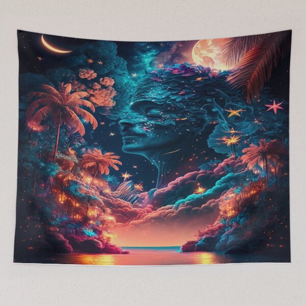 Item preview,  Trippy Tapestry - Cute tapestry  designed and sold by sagestar.