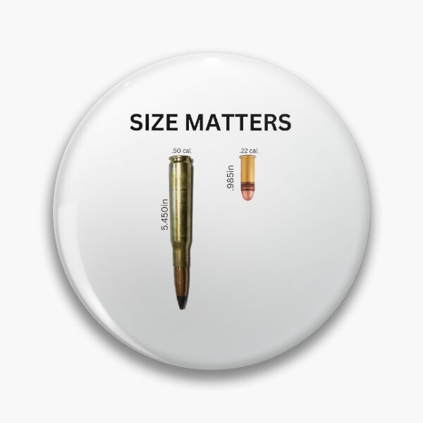 Item preview, Size Matters .50 cal vs .22 designed and sold by tysonzitting.