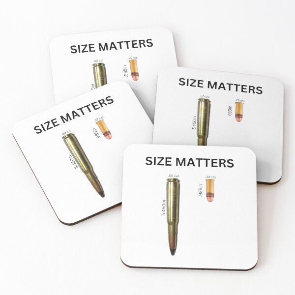 Item preview, Size Matters .50 cal vs .22 designed and sold by tysonzitting.