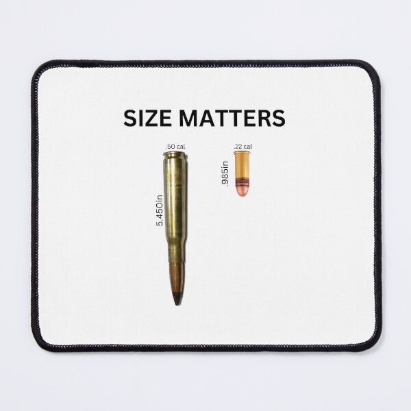 Item preview, Size Matters .50 cal vs .22 designed and sold by tysonzitting.