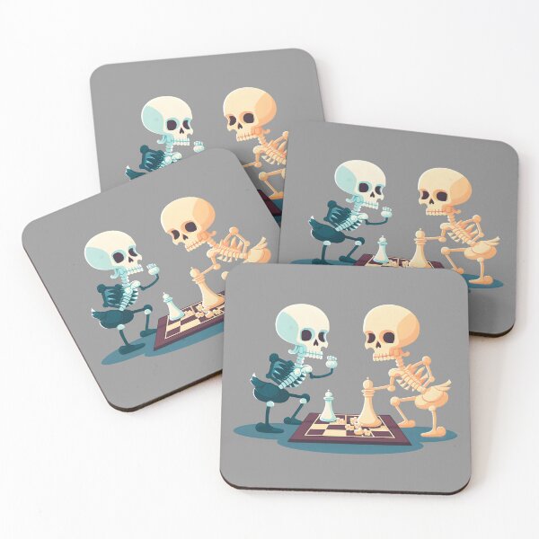 Item preview, Skeletons love Chess designed and sold by littleblackkiss.