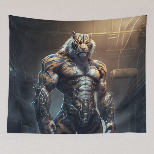 Item preview, Cyberpunk Munchkins - Bad Guys - El Tigre designed and sold by ArchAngelAries.