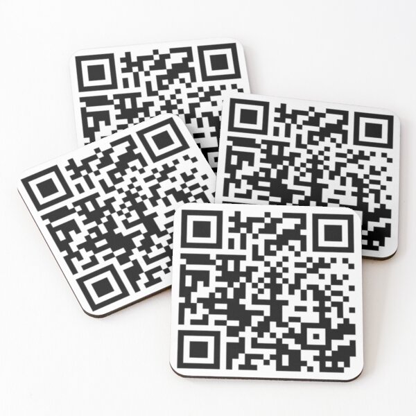 Item preview, Rick roll qr code with no ads - stickers designed and sold by Memester357.