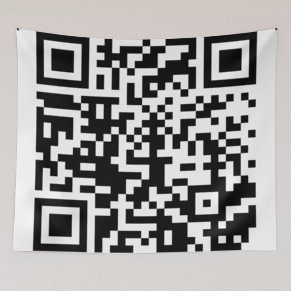 Item preview, Rick roll qr code with no ads - stickers designed and sold by Memester357.