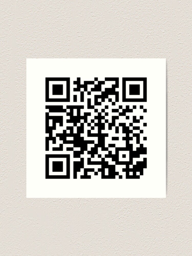 Rick Roll w/ No Ads QR Code Keychain (+Bit.ly URL version as well