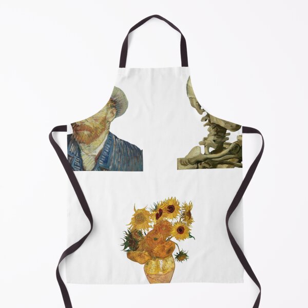 Item preview, Van Gogh - pack sticker skull (Head of a Skeleton) , Self-portrait and Sunflowers designed and sold by Mapsart-.